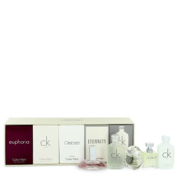 Euphoria by Calvin Klein Gift Set -- Deluxe Fragrance Collection Includes CK One, Euphoria, CK All, Obsessed and Eternity for Women